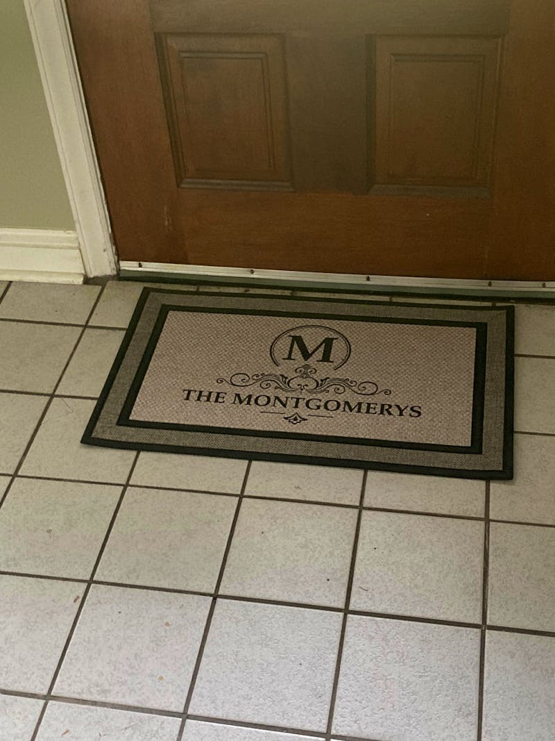 Monogram custom family last name doormat welcome mat - 18"x30", Personalized wedding housewarming gift photo review