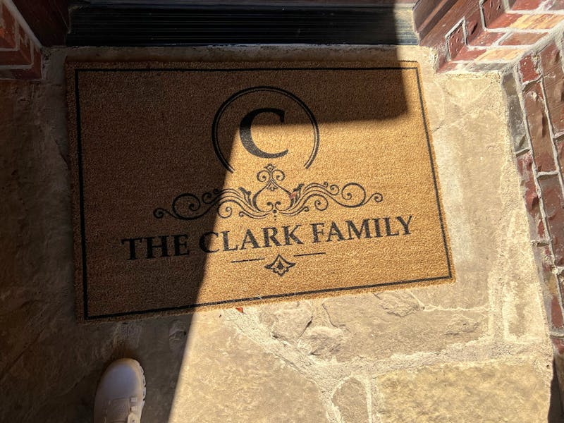 Monogram custom family last name doormat welcome mat - 18"x30", Personalized wedding housewarming gift photo review