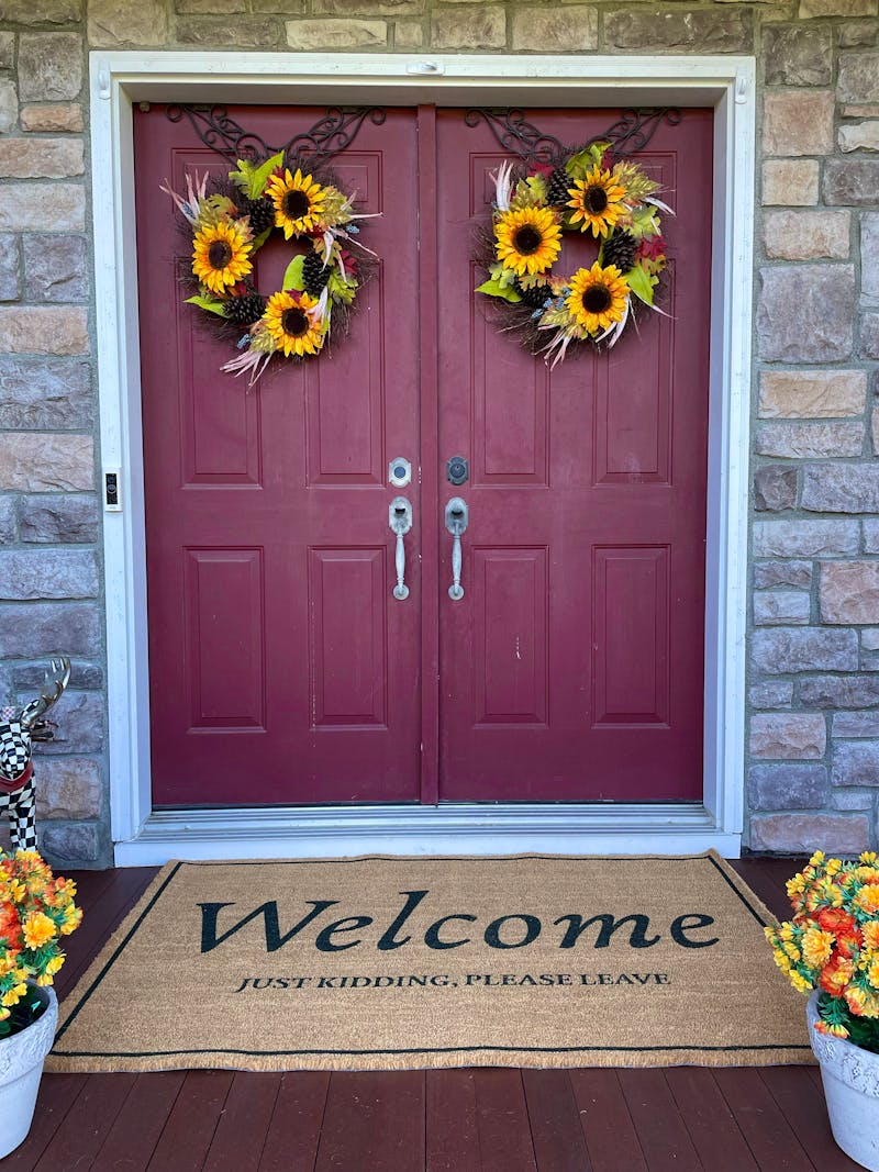 Monogram custom family last name doormat welcome mat - 18"x30", Personalized wedding housewarming gift photo review