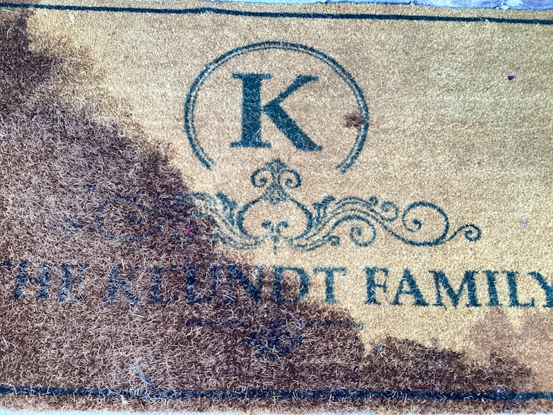 Monogram custom family last name doormat welcome mat - 18"x30", Personalized wedding housewarming gift photo review