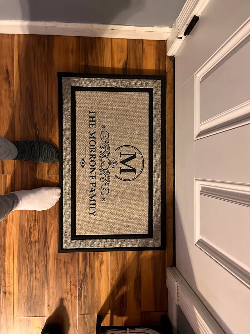 Monogram custom family last name doormat welcome mat - 18"x30", Personalized wedding housewarming gift photo review