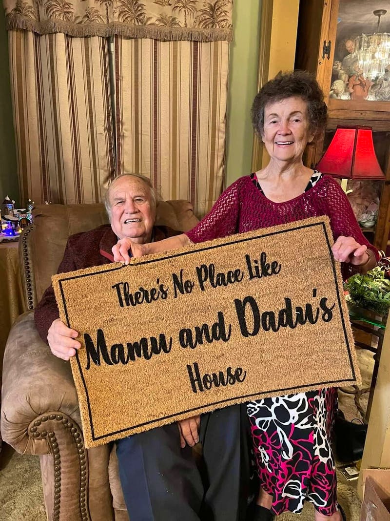 No Place Like Doormat, Personalized - Gift for Grandparents, Door Mat, Custom Doormat, Personalized Doormat, Custom Mat photo review