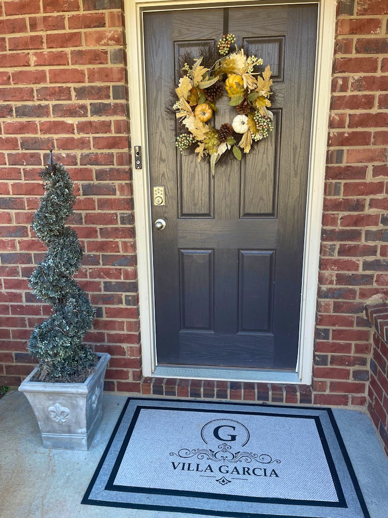 Monogram custom family last name doormat welcome mat - 18"x30", Personalized wedding housewarming gift photo review