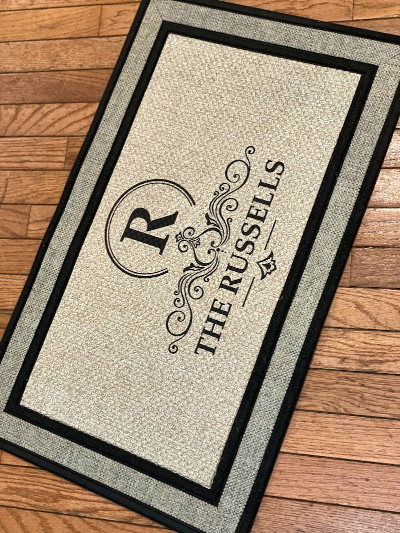 Monogram custom family last name doormat welcome mat - 18"x30", Personalized wedding housewarming gift photo review