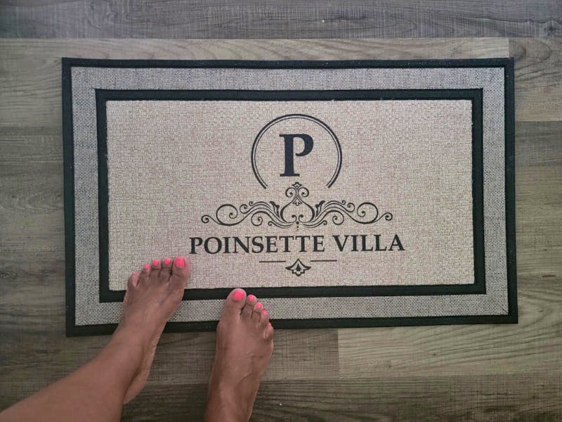 Monogram custom family last name doormat welcome mat - 18"x30", Personalized wedding housewarming gift photo review