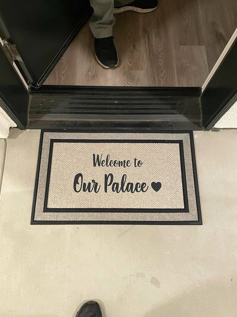 No Place Like Doormat, Personalized - Gift for Grandparents, Door Mat, Custom Doormat, Personalized Doormat, Custom Mat photo review